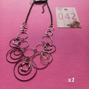 Paparazzi Black Circle Necklace